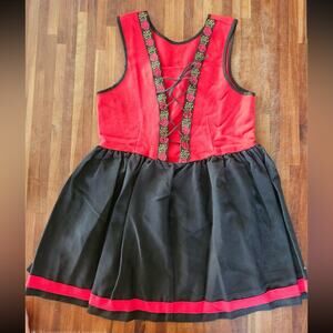 Vintage 5-6 girls dirndl dress